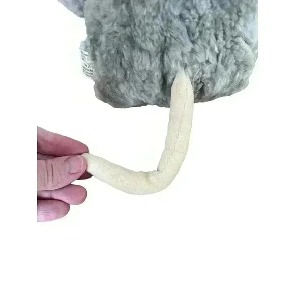 Manhattan Toy Grey Plush Mouse Red Yellow Stuffed Animal Good Condition Stuffie - Picture 5 of 9